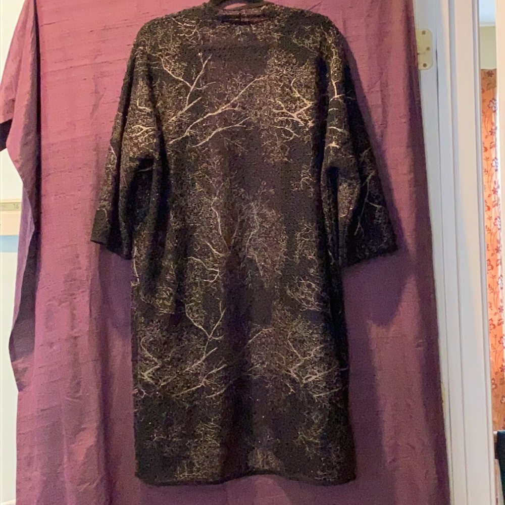 Rare NWOT Clara Sun Woo Duster w/ Branches Motif - Picture 2 of 9
